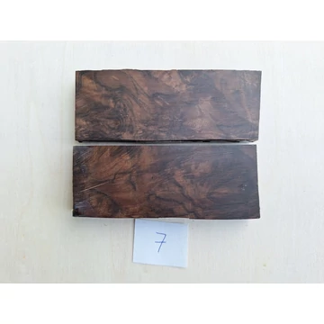 Stabilizált kaukázusi diófá markolat panelpár 7