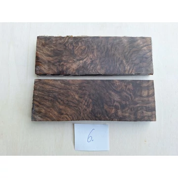 Stabilizált kaukázusi diófá markolat panelpár 6